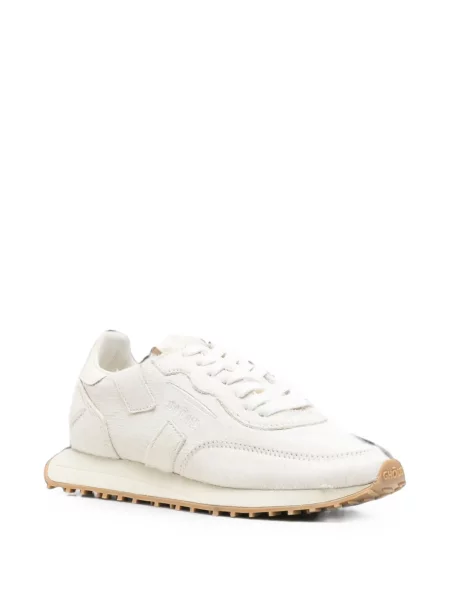 Sneakerși Ghōud din piele alb