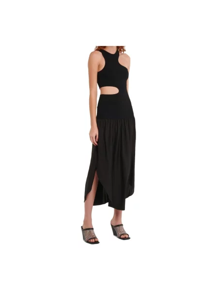 Sukienka maxi Stella Mccartney czarna