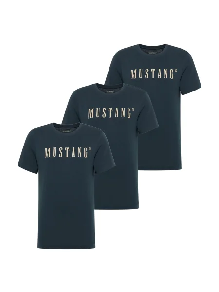 MUSTANG Tričko / tmavě modrá béžová