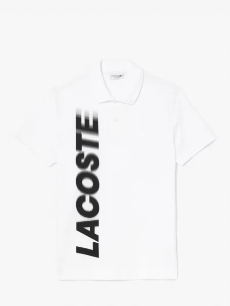 Поло Lacoste белое