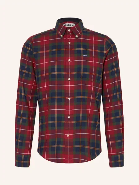 Barbour Koszula Tailored Fit rot czerwona