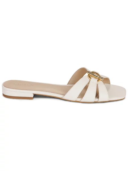 Papuci Lauren Ralph Lauren alb