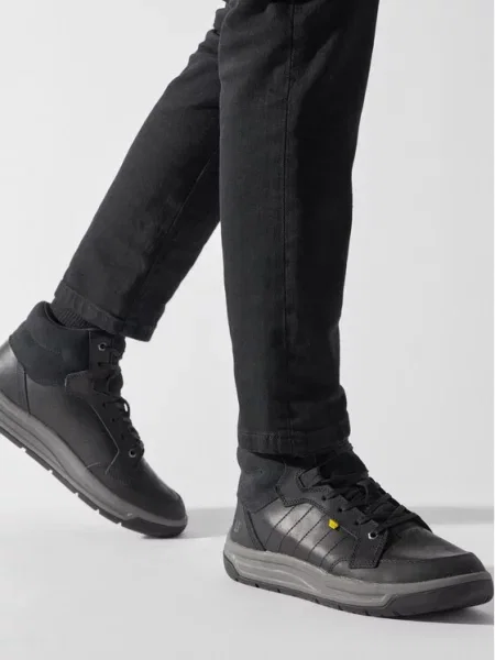 CATerpillar Kotníková obuv Apa Cush Mid Hnědá černé