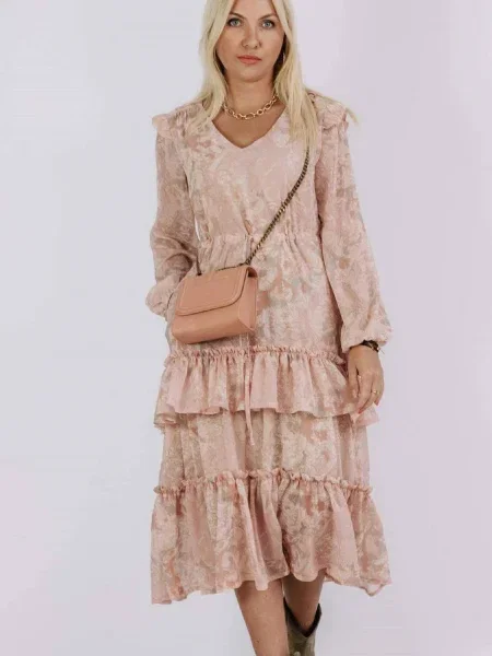 Midi obleka Lemonada roza