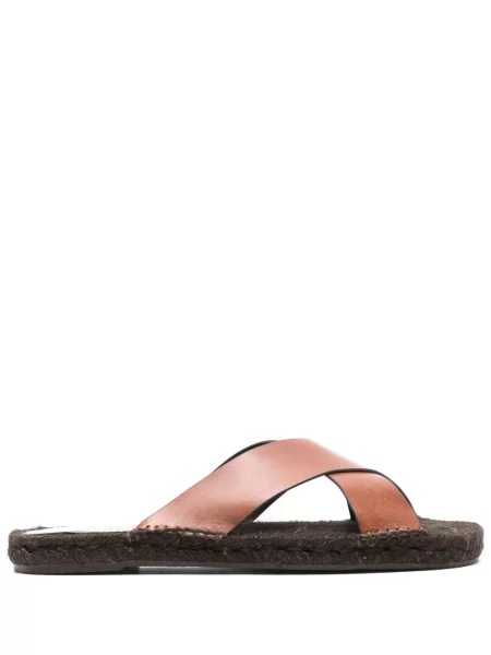 Espadrile Castaner din piele maro