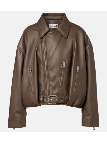 Geanta de piele Loewe verde