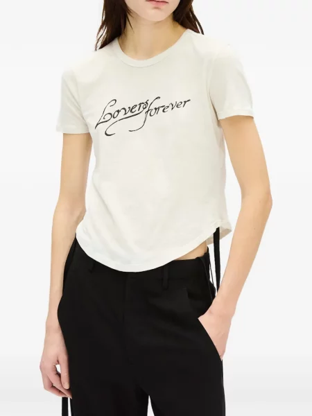 Tricou Ann Demeulemeester alb