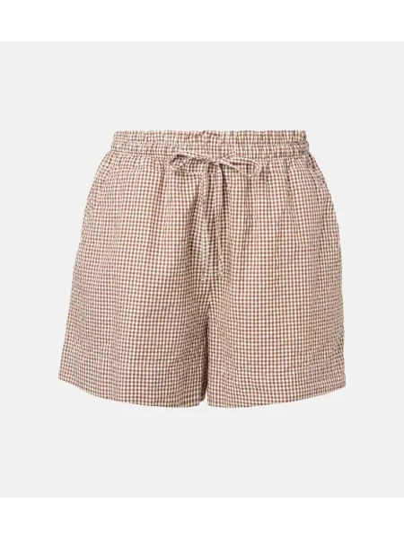 Pantaloni scurți Veronica Beard maro