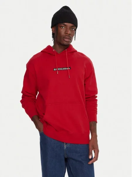 Quiksilver Bluza Dna Oversize czerwony