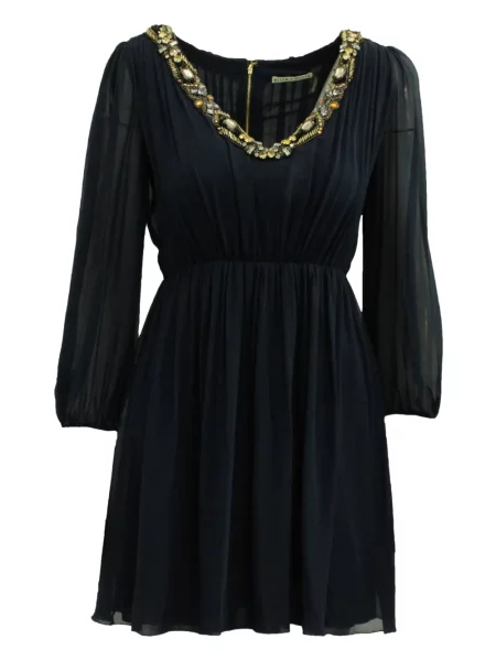 Rochie mini Alice + Olivia de cristal de costum albastru