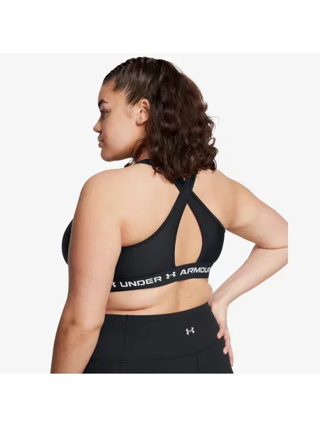 Podprsenka Under Armour Crossback Mid Bra Black S černá