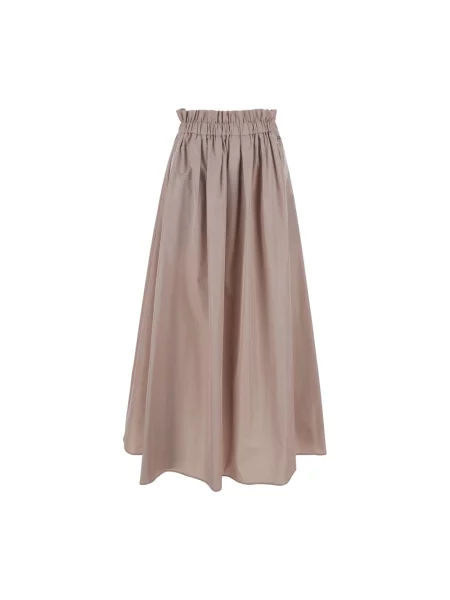 Spódnica midi Herno do kolan beżowa