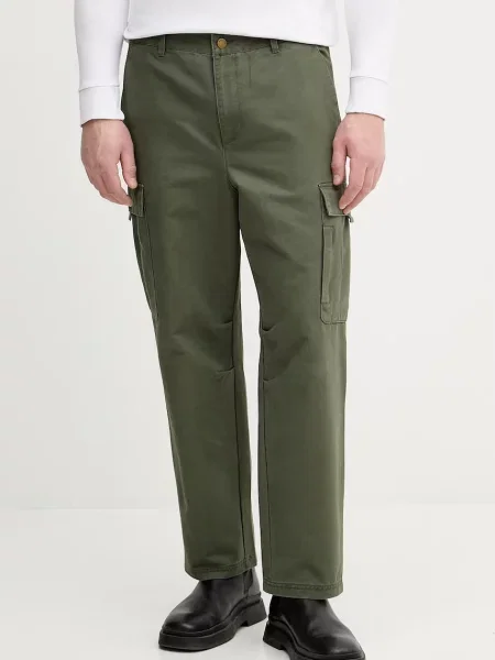 United Colors of Benetton pantaloni cargo pentru bărbați din verde