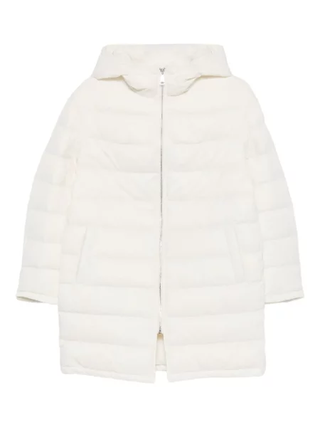 Kurtka Liska z kapturem biała