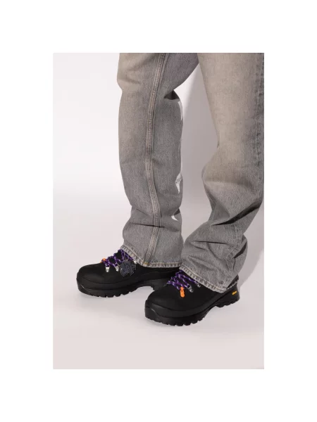 Buty trekkingowe Off-white skórzane trekkingowe białe