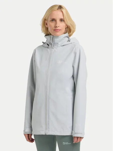 Jack Wolfskin Pohodna jakna Trailtime 2l siva