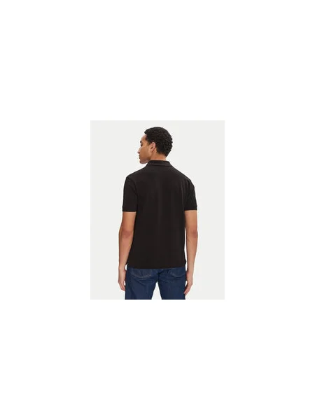 Guess Jeans Pólóing Regular Fit fekete