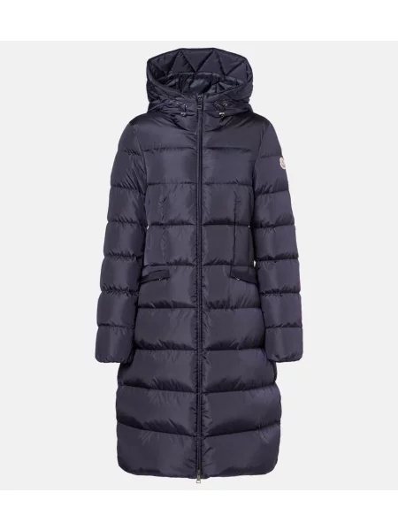 Geacă cu puf Moncler albastru