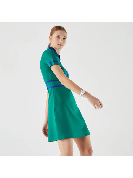 Lacoste Sukienki Lacoste zielona