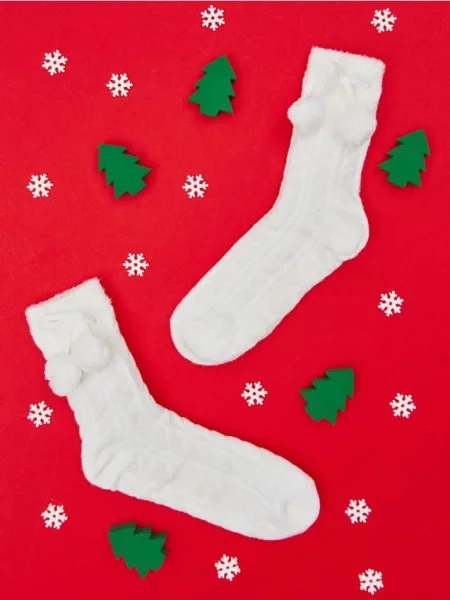 Шкарпетки кремовий