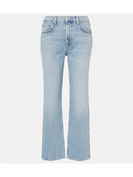 Proste jeansy Agolde niebieskie