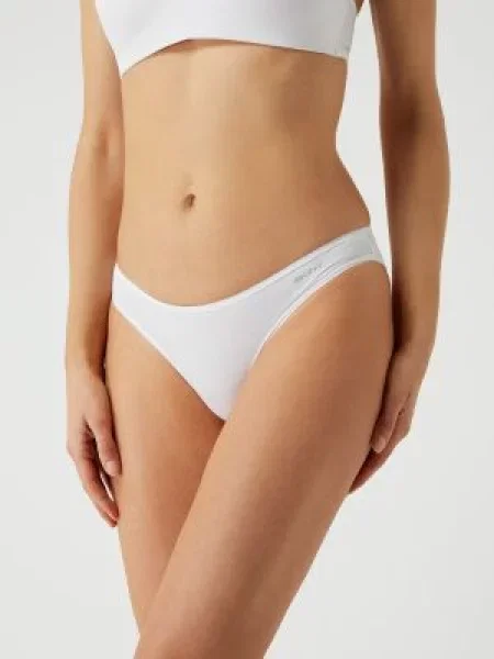 Figi z mikrowłókna w zestawie 2 szt. model ‘Every Day In Micro’ Skiny białe
