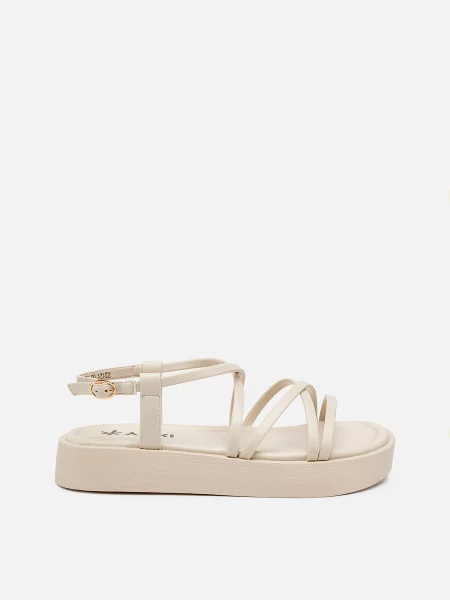 Сандалії YUKI молочний екошкіра
