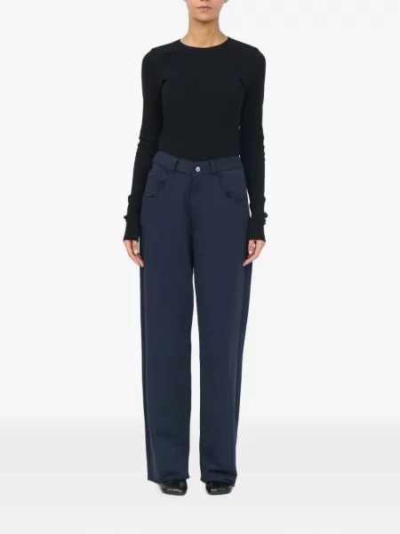 Pantaloni Mm6 Maison Margiela albastru