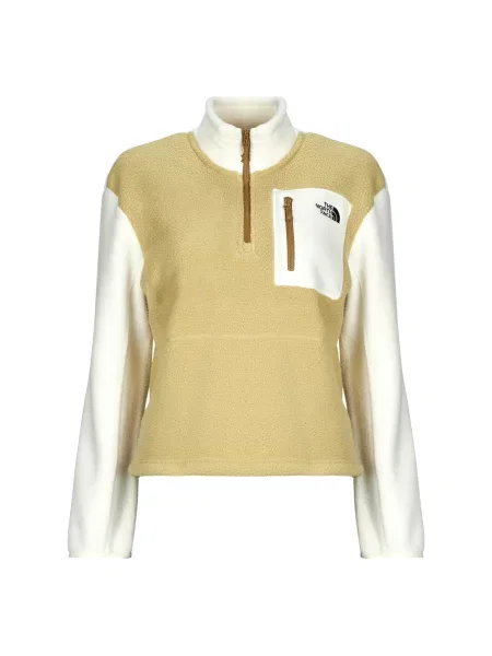 The North Face mikina Yumiori khaki stone/white dune/utility brown bílá