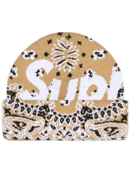 Căciulă Supreme cu imagine maro