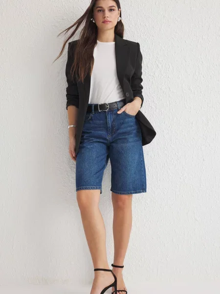 Trendyol Jeans închis albastru