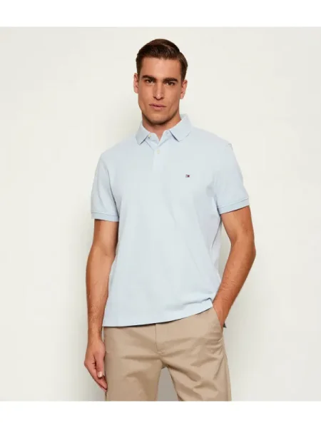 Tommy Hilfiger Tricou polo celest albastru