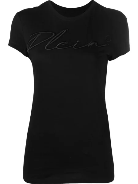 Tricou Philipp Plein cu broderie negru