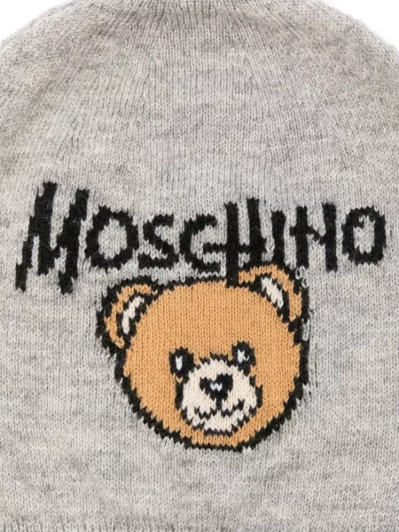 Czapka dziecięca Moschino szara