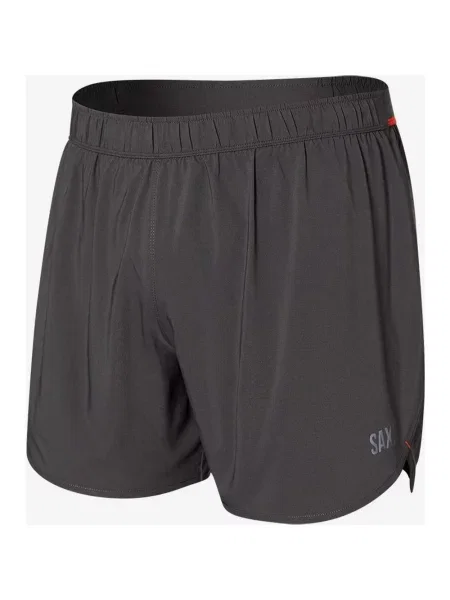 Krótkie spodenki do biegania 2 w 1 SAXX Hightail w kolorze jasnej czerni XS czarne