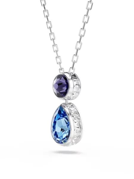 Swarovski colier CHROMA argintiu