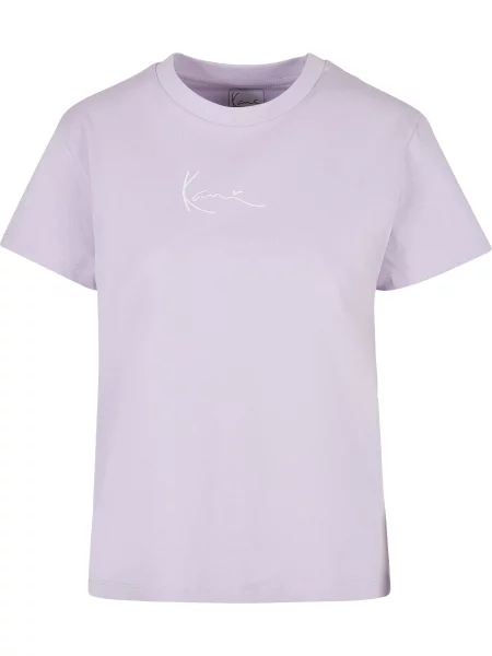 Karl Kani Tricou mov pastel alb