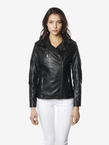 KOROSHI Geacă de primăvară-toamnă negru