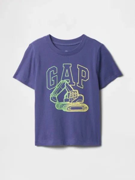 Tricou Gap cu autograf albastru