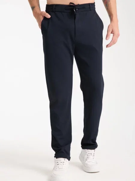 Talie elastică talie pantaloni de jogging Dewberry albastru