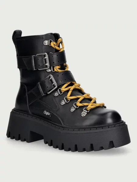 Buffalo trapery na platformie Aspen Hike Mid czarne