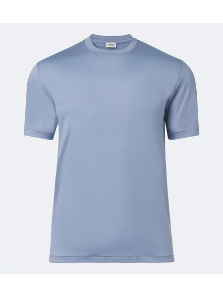 Tricou Zimmerli din jerseu albastru