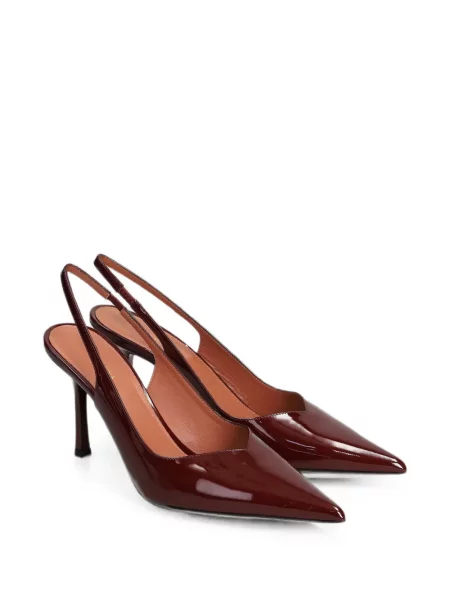 Pantofi cu toc Castagna slingback roșu