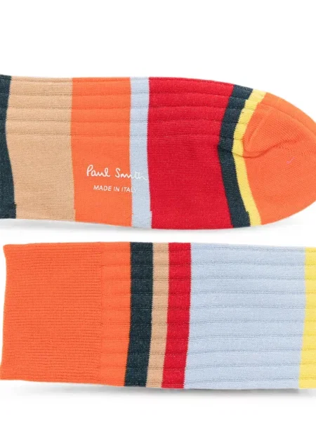 Плетени чорапи Paul Smith оранжево
