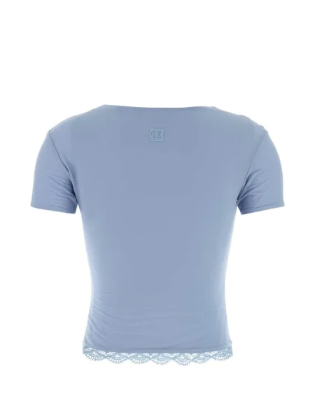 Tricou Magda Butrym din dantelă albastru