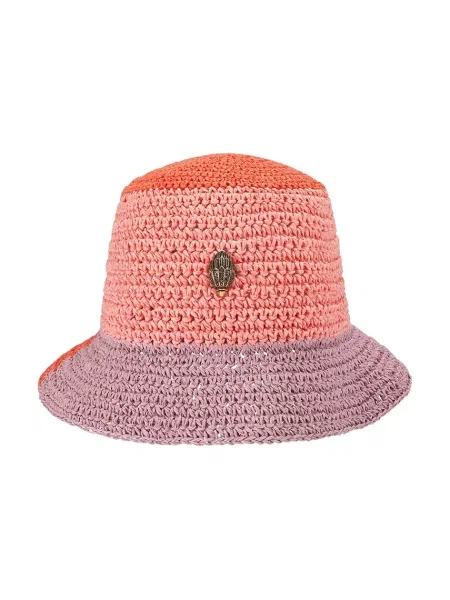 Kurt Geiger London šešir za žene Kurt Raffia Bucket Hat narančasta
