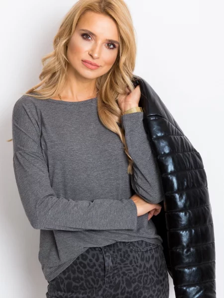 Bluza Fashionhunters siva