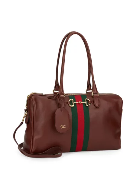 Geantă Gucci din piele de căprioară maro
