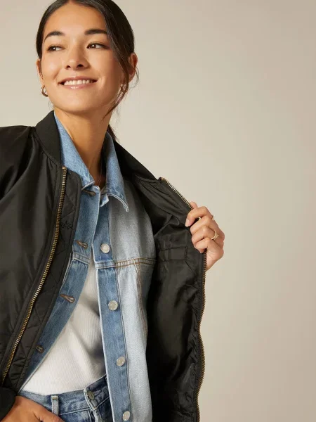 Бомбер Alpha Industries черный