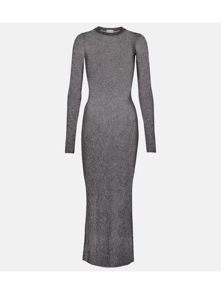 Rochie maxi Isabel Marant tricotate de costum negru